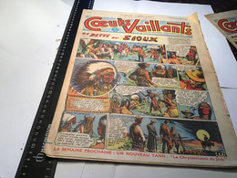 Coeurs Vaillants 1954  La Dette Du  Sioux Numéro 21 - Vaillant