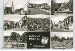 5276 WIEHL, Mehrbild-AK 1959, Minigolfplatz, Hauptstrasse, Rathausbrunnen, Tropfsteinhöhle... - Wiehl