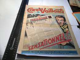 Coeurs Vaillants 1950 Paris éclair Sensationnel   Numéro 11 - Vaillant