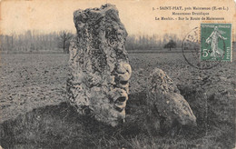 A-20-4157 :  SAINT-PIAT. LE MENHIR. MONUMENT DRUIDIQUE. - Dolmen & Menhirs