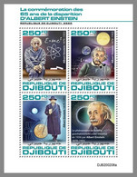 DJIBOUTI 2020 MNH Albert Einstein M/S - OFFICIAL ISSUE - DHQ2038 - Albert Einstein