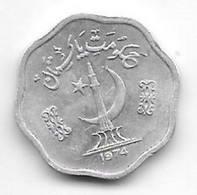 *pakistan 2 Paisa 1974  Km 34  Unc /ms63 - Pakistán