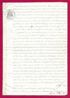Manuscrit Du XIXe Siècle - Eure - Bernay Et Saint-Germain La Campagne - Protagonistes Dénommés Motte, Maignan Et Autres - Manuscripten