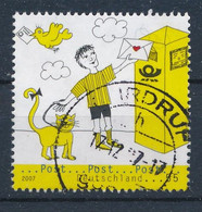 Delcampe - BRD / Bund Mi. 2597 Gest. Post Briefkasten Junge Katze Taube - Poste