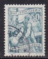 Jugoslavia, 1951/52 - 50d Loading Ship - Nr.352 Usato° - Used Stamps