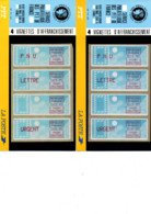 VIGNETTES D'AFFRANCHISSEMENT  2 LOTS DE 4 VIGNETTES - Andere & Zonder Classificatie