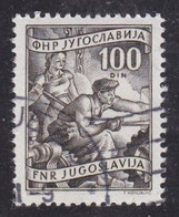 Jugoslavia, 1951/52 - 100d Metallurgy - Nr.354 Usato° - Used Stamps