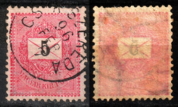 Csíkszereda Miercurea Ciuc Postmark Romania Transylvania / 1888 1889 1898 Hungary LETTER ENVELOPE Black Number 5 Kr - Transilvania