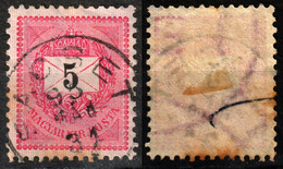 FACSET Facsád Faget Postmark Romania BANAT Transylvania / 1888 1889 1898 Hungary LETTER ENVELOPE Black Number 5 Kr - Transylvanie