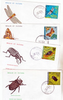 Wallis Et Futuna 185/188 Insectes FDC - FDC