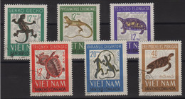 Vietnam Du Nord - N°488 à 493 - Faune - Reptiles - Cote 6€ - Obliteres - Viêt-Nam