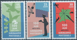 Suriname,1973 The 100th Anniversary Of Surinam Stamps,MNH - Surinam