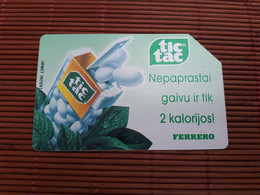 Phonecard Tic Tac Used Low Price - Lituanie