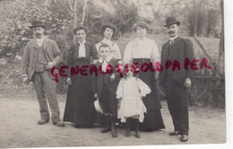 87- ST PRIEST TAURION- FAMILLE VALLEJAS ET FRANCOIS RUAUD   -RARE CARTE PHOTO BOUDEAU SAINT PRIEST TAURION 1911 - Saint Priest Taurion