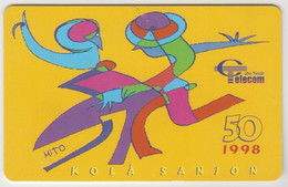 CAPE VERDE - "Kolá Sanjon" , Chip:SC7, 50 U,  Used - Cape Verde