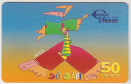 CAPE VERDE - "Só Sábi" 1999 , Chip:SC7, 50 U,  Used - Capo Verde