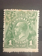 Australia 1924 1d Green No Watermark (small Thin) Mint SG 83 - Nuovi