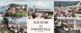 SOUVENIR DE PHILIPPEVILLE  / CARTE DOUBLE PANORAMIQUE  / COMBIER 800 - Skikda (Philippeville)