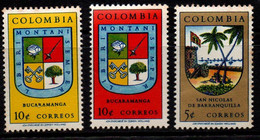 A633A -KOLUMBIEN - 1961. MNH - MI#: 982 - SANTANDER AND BARRANQUILLA, COLOR PROOFS. - Colombia