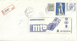 Elsene Ixelles 1975 / Recommandé Aangetekend Registered - Brieven En Documenten
