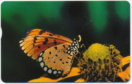 TAIWAN TAÏWAN IC 100 FAUNA BUTTERFLY CHIP PHONECARD TELEPHONE CARD TELECARTE - Autres & Non Classés