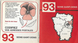 Carnet De 12 Vignettes Type 1 Pour Le Code à 2 Chiffres - SEINE-SAINT-DENIS (93) Avec Coin Daté / 18.8 - Blokken & Postzegelboekjes