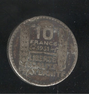 Fausse 10 Francs Turin 1931 - Exonumia - Varianten En Curiosa