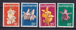 SURINAME - Lot De 4 Orchidées Neufs TTB - Surinam