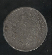 Fausse 5 Francs 1849 - Exonumia - Varianten En Curiosa