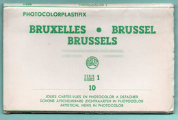BRUXELLES - 10 Cartes-vues En Photocolor à Détacher - Lotes Y Colecciones