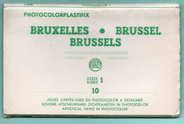 BRUXELLES - 10 Cartes-vues En Photocolor à Détacher - Sets And Collections