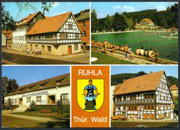 E1414 - Ruhla Freibad Schwimmbad - Auslese Bild Verlag - Schmalkalden