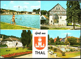 E1429 - TOP Thal Freibad Schwimmbad - Auslese Bild Verlag - Waltershausen