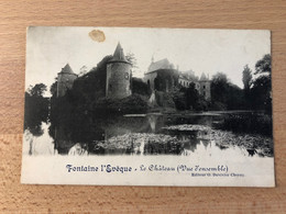 Fontaine L'évêque Le Château (vue D'ensemble) Ed O. Duvivier Cheruy Oblitération 1919 Rare Présence D'une Tache/rousseur - Fontaine-l'Evêque