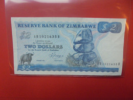 ZIMBABWE 2$ 1983 Circuler (B.20) - Zimbabwe