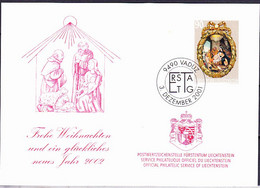 Liechtenstein - Jahresgabe Der Post Liechtensteins (MiNr: 1276) 2001 - FDC-Dokument - Lettres & Documents