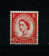 Ref 1401 -  1959  - Great Britain - 2 1/2d Graphite Line  - Fine Used Stamp SG 591 - Used Stamps