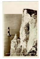 Ref 1402 - Real Photo Postcard - Beachy Head & Lighthouse - Eastbourne Sussex - Eastbourne