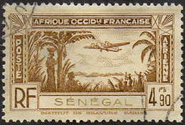 Sénégal Obl. N° PA 16 - Avion Survolant L'Afrique - Luftpost