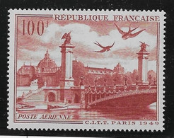France Poste Aérienne N°28 - Neuf ** Sans Charnière - TB - 1927-1959 Postfris