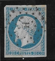 France N°14 - Oblitéré H - TB - 1853-1860 Napoléon III.