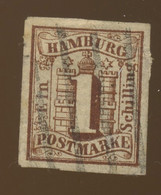 Hambourg 1859, Armoirie, 2 Ø.  Dun Thin Aminci, Cote 120 € - Hamburg