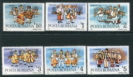 ROMANIA 1986 New Year Customs MNH / ** .  Michel 4312-17 - Neufs