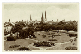 Ref 1404 - 2 X Early Postcards - Greyfriars Green & Three Spires - Coventry Warwickshire - Coventry