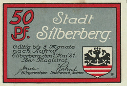 Notgeld Silberberg = Stoszowice (Peterwitz)  Oberschlesien Gorny Slask Polen Polska 1921 Schein Bankfrisch - [11] Emissioni Locali