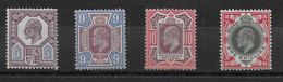 GB - YVERT N°113 + 115/117 ** MNH ! LUXE - COTE = 800 EUR. - Unused Stamps