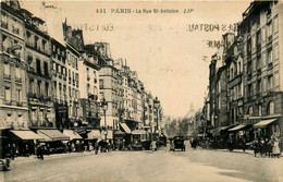 Paris * 4ème * Rue St Antoine * Tramway Tram - Arrondissement: 04