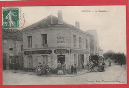 Val D'Oise - Piscop - Le Carrefour - L.Hériau Café Restaurant - Pontcelles