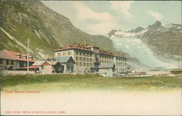 CH RIEDERALP / Hotel Rhone Glestscher / CARTE COULEUR - Riederalp