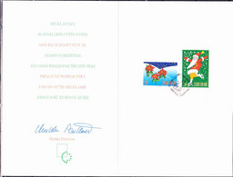 Finnland Finland Finlande - Weihnachtskarte (MiNr: 1317/8) - 1995  !!lesen/read/lire!! - Briefe U. Dokumente